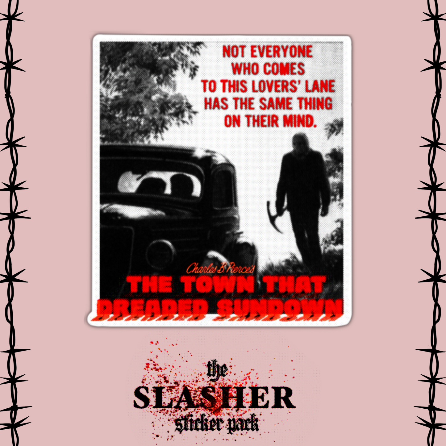 The Town That Dreaded Sundown Vinyl Sticker